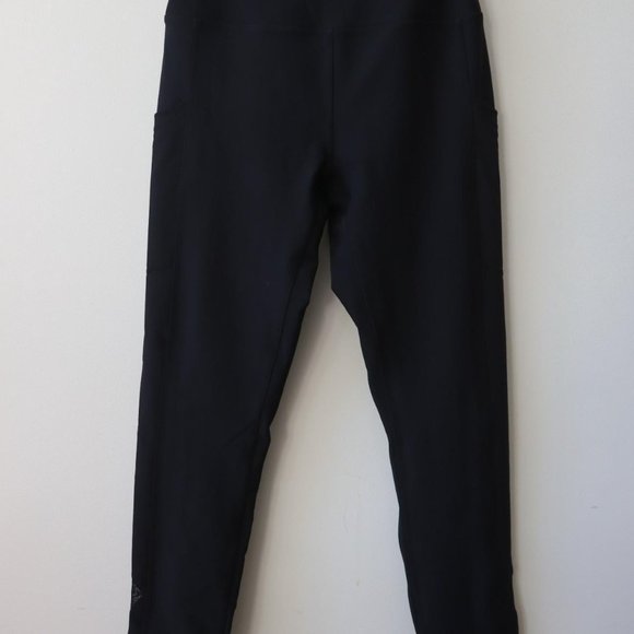 Mondetta black athletic leggings with mesh cutouts - Picture 2 of 4